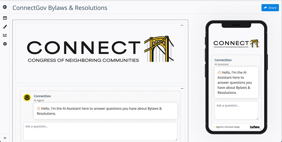 Managed pages showing AI-synced updates across operations