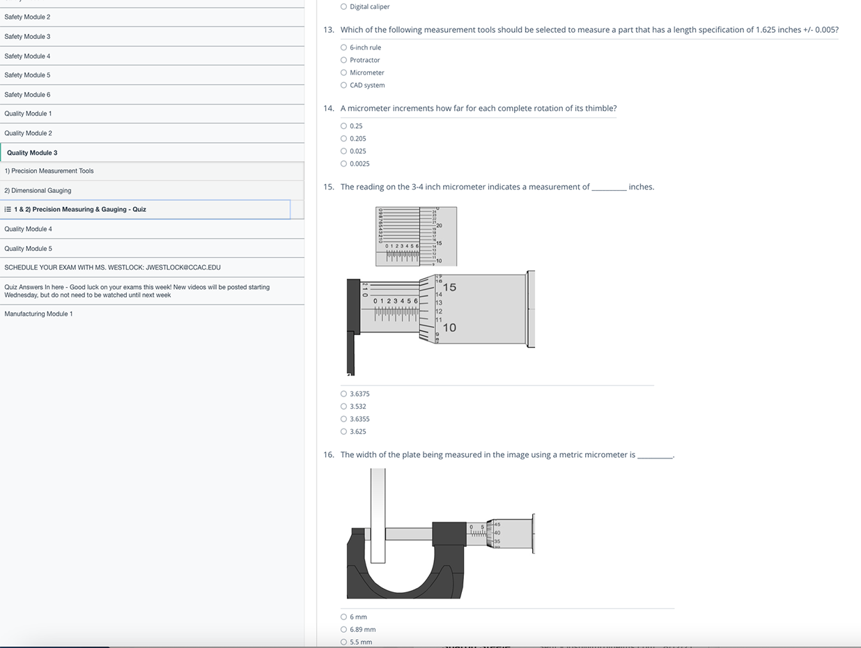LearningOps dashboard showing class progress, assessments, and attendance